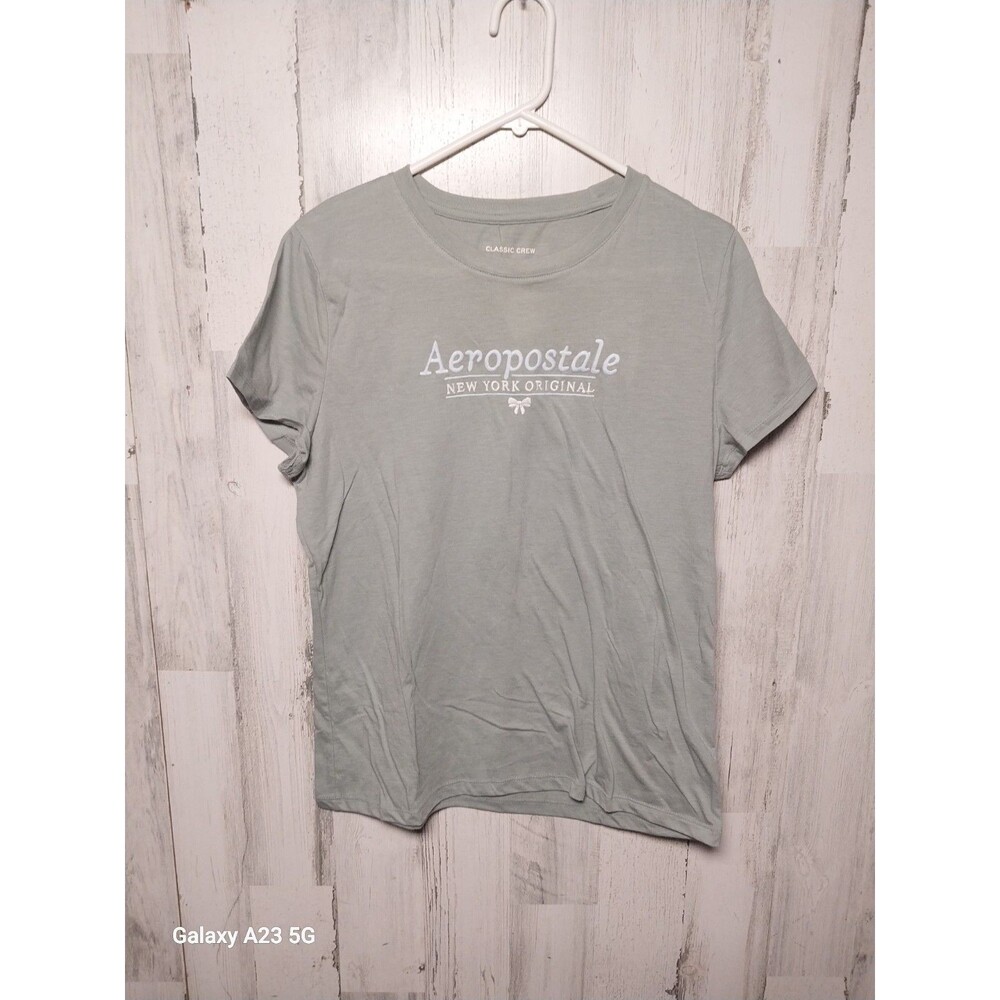 Aeropostale Classic Crew Tee Shirt XXL Girl's Green